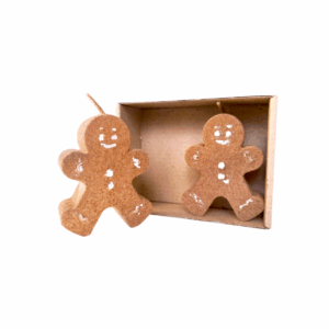 Alternative view of BOŽIĆNA SVIJEĆA 'COOKIE' - SET OD 2 KOMADA (svijetlo smeđa)